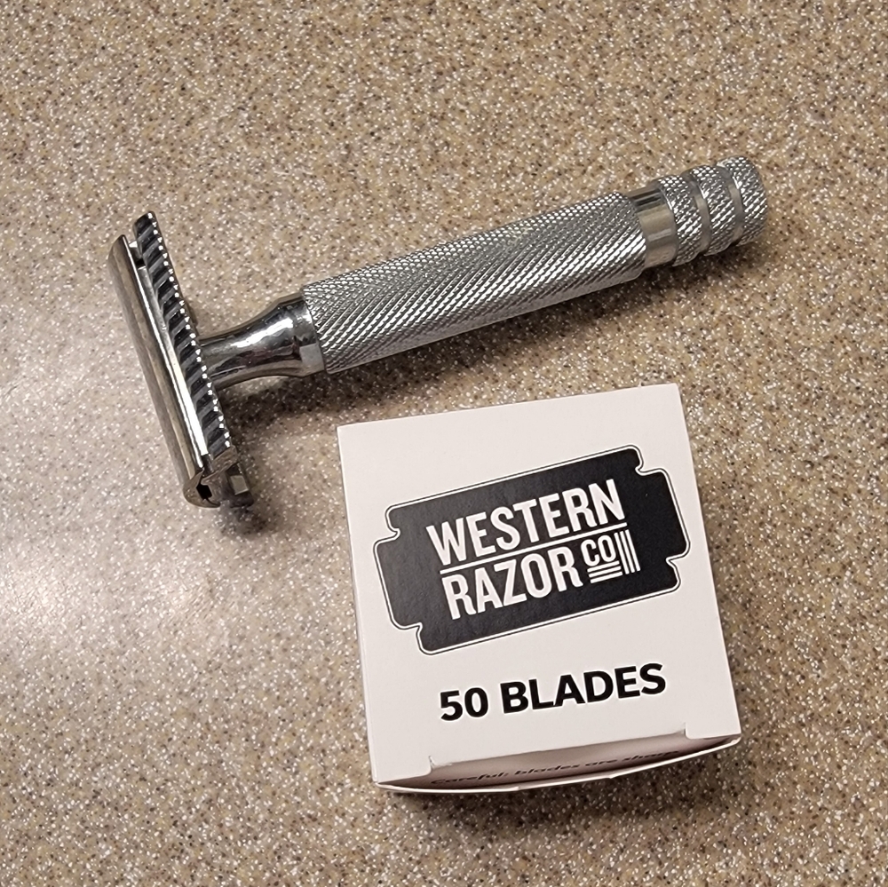 Western Razor Mens Bladed Razor Ultimare Shave - Picture 3 of 5